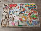 Vintage Houten Circus Bouwset uit de jaren ’60,  Red China, Ophalen of Verzenden