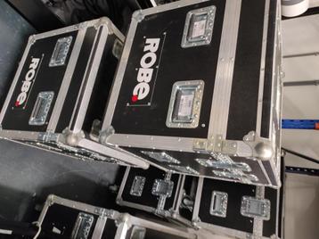 4x flightcase voor 2 Robe Spiider beschikbaar voor biedingen