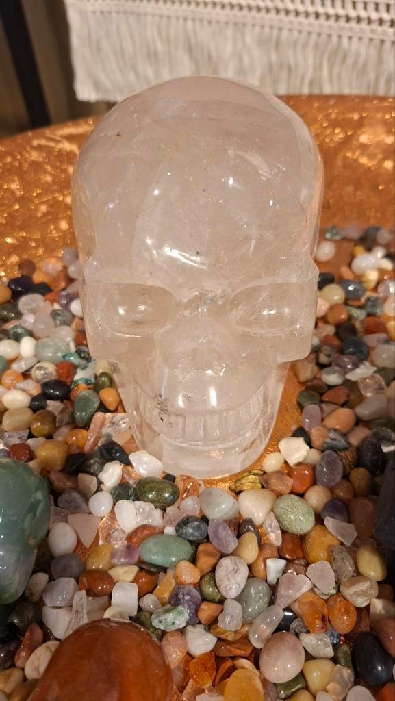 Kristallen schedel, Antiek en Kunst, Kunst | Beelden en Houtsnijwerken, Ophalen of Verzenden