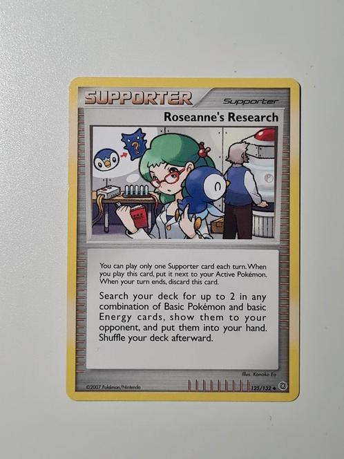 Roseanne's Research 125/132, Hobby en Vrije tijd, Verzamelkaartspellen | Pokémon, Zo goed als nieuw, Losse kaart, Ophalen of Verzenden