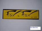 Originele sticker van Popgroep "Fox the Fox" (47), Ophalen of Verzenden, Nieuw