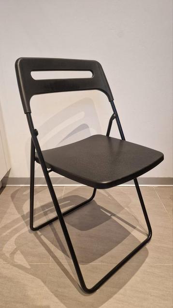 Ikea Nisse stoel 2 stucks almost new, black, folding chair beschikbaar voor biedingen
