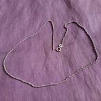 Zilveren Halsketting Fijn Gevlochten, Verzenden, Gebruikt, Zilver, Zilver