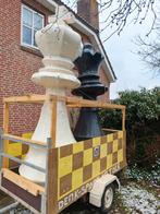 2 schaakstukken voor carnaval, voor op een wagen of ter deco, Ophalen