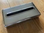 metalen kleenex tissuebox tissuehouder muurbevestiging, Gehele gezicht, Ophalen of Verzenden, Zo goed als nieuw, Toebehoren