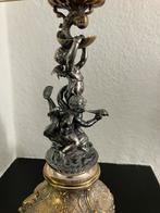 Flamboyante antieke lampvoet, Antiek en Kunst, Antiek | Lampen, Ophalen