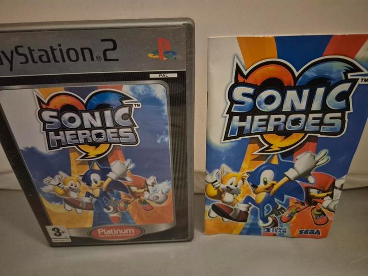 Sonic Heroes ps2, Spelcomputers en Games, Games | Sony PlayStation 2, Zo goed als nieuw, Avontuur en Actie, 1 speler, Vanaf 3 jaar
