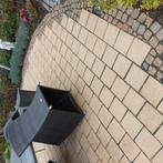 480 stuks klinker geel 22x22cm, ongeveer 16m2, gratis, Tuin en Terras, Tegels en Klinkers, Ophalen, Gebruikt, Klinkers, 10 m² of meer