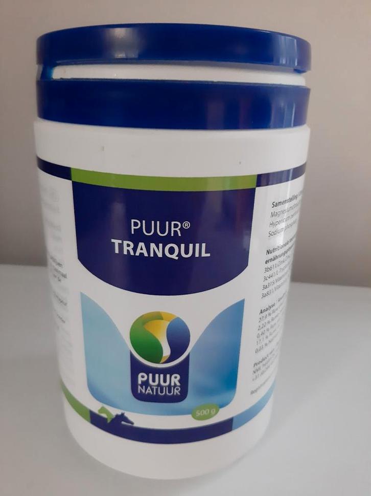 Open pot TRANQUIL van Puur nog  +/- 200 gr  /Paard-Pony-hond, Dieren en Toebehoren, Dierenvoeding, Hond, Ophalen of Verzenden
