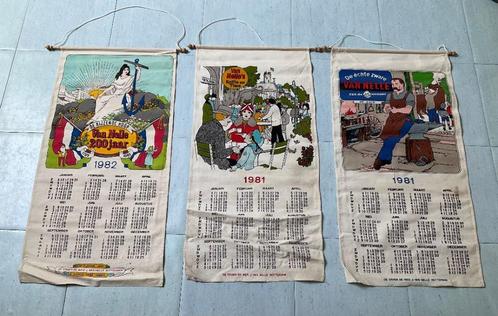Van Nelle reclame jaarkalenders linnen kalender 80er jaren, Verzamelen, Merken en Reclamevoorwerpen, Zo goed als nieuw, Gebruiksvoorwerp