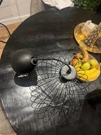 Ronde plafondlamp ikea zwart, Ophalen of Verzenden, Metaal