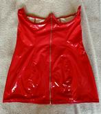 Z.G.A.NIEUW dames Topless jurk Jurk PU rood Onderborstmaat 8, Zo goed als nieuw, Boven de knie, Rood, Ophalen