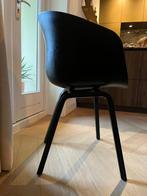 Hay AAC22 Stoel - Zwart Gelakt Eiken, Huis en Inrichting, Stoelen, Ophalen, Gebruikt, Zwart, Eén