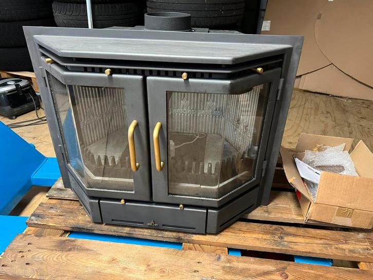 Barbas Panolux 65 inzet houtkachel Geheel Gereviseerd!!, Huis en Inrichting, Kachels, Zo goed als nieuw, Inbouw, Houtkachel, Hout