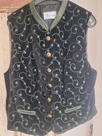 Trachten Tiroler gilet velours oktoberfeest, Kleding | Dames, Ophalen, Zo goed als nieuw, Maat 42/44 (L)