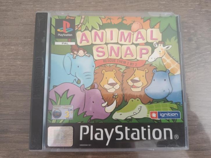 Animal snap- rescue them 2 by 2 Playstation 1 (PS1) CIB, Spelcomputers en Games, Games | Sony PlayStation 1, Zo goed als nieuw