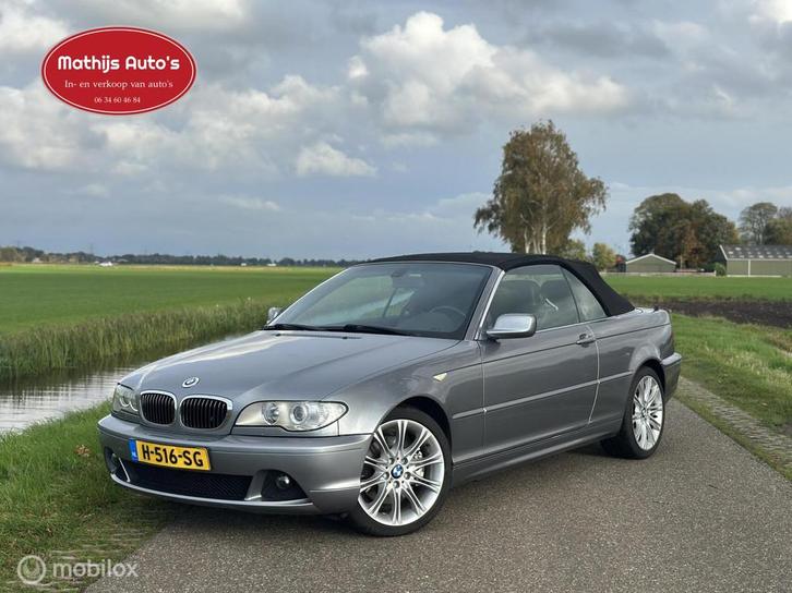 BMW 3-serie Cabrio 330Ci Cabrio! Nette staat! Goed onderhoud, Auto's, BMW, Bedrijf, Te koop, 3-Serie, ABS, Airbags, Airconditioning