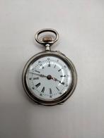 Zwitsers zilveren zakhorloge dames antiek zilver, Verzenden, Zilver