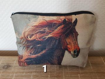 Paarden etui / toilettas 3.50 euro per stuk NIEUW beschikbaar voor biedingen
