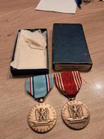 2x good conduct medaille verschillende varianten, Verzamelen, Militaria | Tweede Wereldoorlog, Ophalen of Verzenden, Landmacht