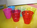 Plastic drinkbekers, kleurrijk, 6 stuks, Huis en Inrichting, Keuken | Servies, Ophalen of Verzenden, Zo goed als nieuw, Overige stijlen