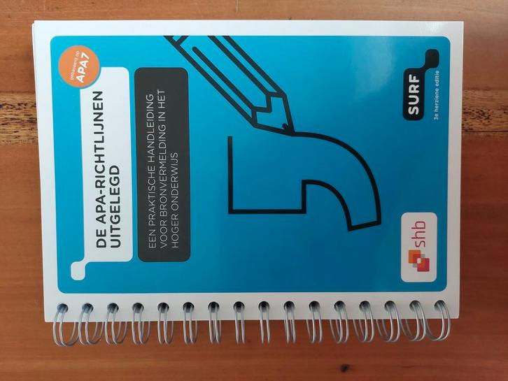 Arjan Doolaar - De APA richtlijnen uitgelegd, Boeken, Schoolboeken, Zo goed als nieuw, Nederlands, Overige niveaus, Ophalen of Verzenden