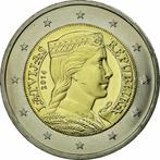 2 Euro munt LETLAND 2014 "Lets Meisje" in UNC Kwaliteit., Verzenden, Overige landen, 2 euro