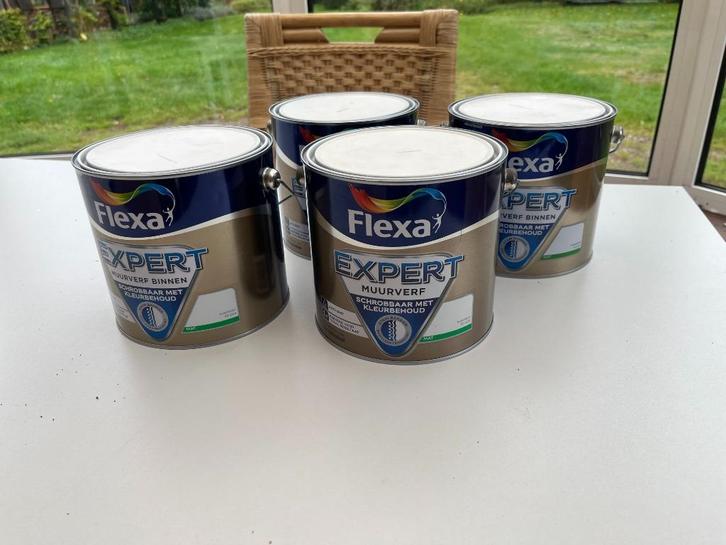 Flexa Expert Muurverf Ivoorbruin 2.5 L - ongeopend, Doe-het-zelf en Verbouw, Verf, Beits en Lak, Nieuw, Verf, Minder dan 5 liter