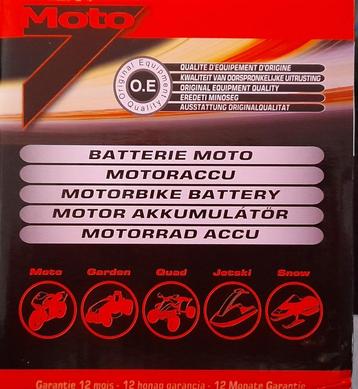 NIEUW IN DOOS Motoraccu & Scooteraccu DIV types Nieuwe accus beschikbaar voor biedingen