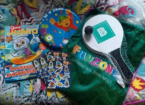 Tennis quest doe boek frisbee tas stickers nieuw, Kinderen en Baby's, Speelgoed | Buiten | Los speelgoed, Nieuw, Ophalen of Verzenden