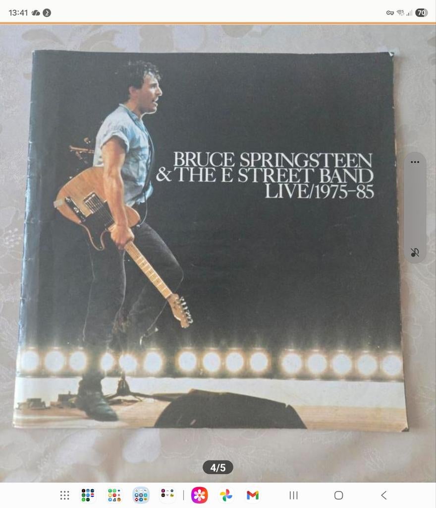 Bruce Springsteen - Live/1975-85 Boxset (3CD), Ophalen of Verzenden, Zo goed als nieuw, Rock en Metal, Boxset