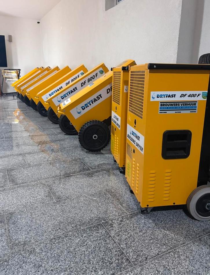 Dryfast bouwdrogers te huur! Incl transport*, Doe-het-zelf en Verbouw, Gereedschap | Overige machines, Zo goed als nieuw, Ophalen of Verzenden