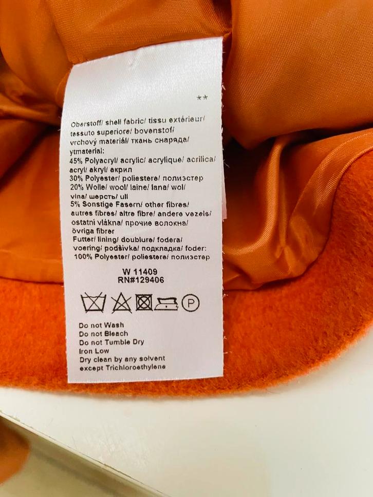 Ashley Brooke Dames Mantel Maat 38, Kleding | Dames, Jassen | Zomer, Zo goed als nieuw, Maat 38/40 (M), Oranje, Ophalen of Verzenden