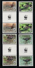 D945 Cook islands 1993/96 postfrisse paren Vogels, Postzegels en Munten, Postzegels | Thematische zegels, Verzenden, Postfris