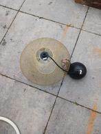 Gouden metalen hanglamp, Huis en Inrichting, Ophalen, Zo goed als nieuw, Minder dan 50 cm