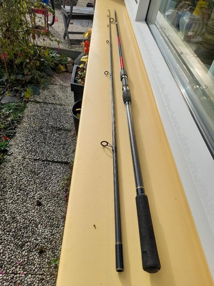 DAM FIGHTER CARP 2 3/4 LB voor dood aas of karper 3,60 cm, Watersport en Boten, Hengelsport | Algemeen, Zo goed als nieuw, Werphengel