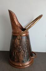 Kolenkit koper met Reliëf, Antiek en Kunst, Antiek | Koper en Brons, Ophalen of Verzenden, Koper