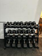 Complete dumbell rek 2.5-25kg, Ophalen, Gebruikt, Armen, Halterset