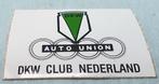 Dkw club NL sticker, Verzenden, Zo goed als nieuw, Auto's