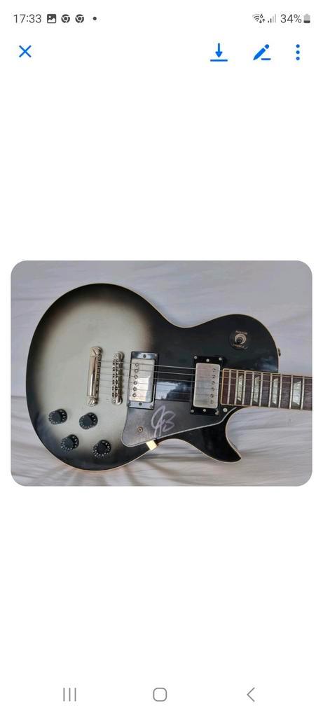 Gibson les paul std 1977, Huis en Inrichting, Woonaccessoires | Spiegels, Minder dan 50 cm, Minder dan 100 cm, Rechthoekig, Ophalen
