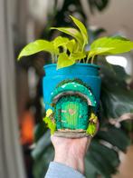Plantenpotten met kabouter deur - Groot, Minder dan 30 cm, Minder dan 60 cm, Rond, Ophalen of Verzenden