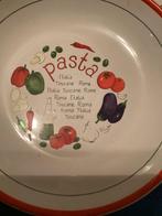 Pasta Bord met Italiaans Design, Ophalen of Verzenden, Zo goed als nieuw, Bord(en), Overige stijlen
