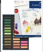Faber Castell 72 pastel krijtjes 1 x gebruikt, Hobby en Vrije tijd, Ophalen of Verzenden, Zo goed als nieuw