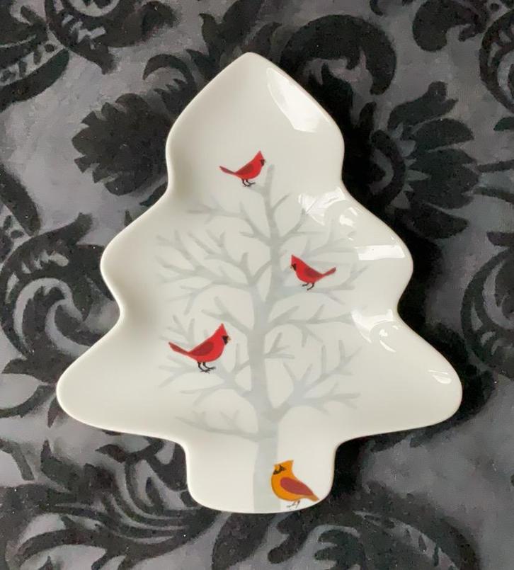 Kerst bonbonschaaltje van PPD Liz Leines, Huis en Inrichting, Keuken | Servies, Zo goed als nieuw, Schaal of Schalen, Porselein