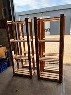 Houten boekenrek 4 stuks, Huis en Inrichting, Kasten | Stellingkasten, Ophalen, Zo goed als nieuw