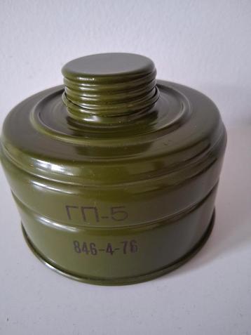 Russisch GP-5 Gasmasker Filter beschikbaar voor biedingen