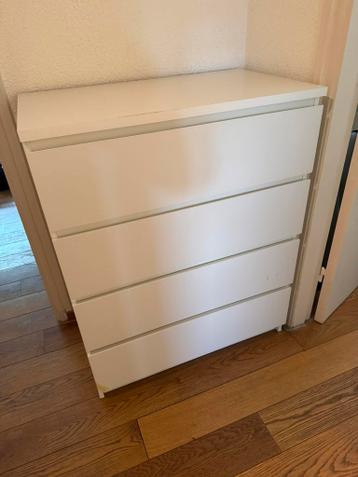 Witte ikea malm ladekast - afbeelding 2
