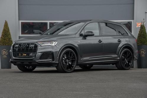 Audi Q7 55 TFSI e quattro Pro S Line|Trekhaak|HUD|DAB|Pano, Auto's, Audi, Bedrijf, Te koop, Q7, 360° camera, 4x4, ABS, Achteruitrijcamera