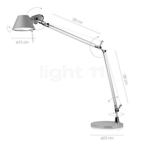 Artemide Tolomeo LED met dimmer bureaulamp *Nieuw in ovp, Huis en Inrichting, Lampen | Tafellampen, Nieuw, 75 cm of meer, Metaal