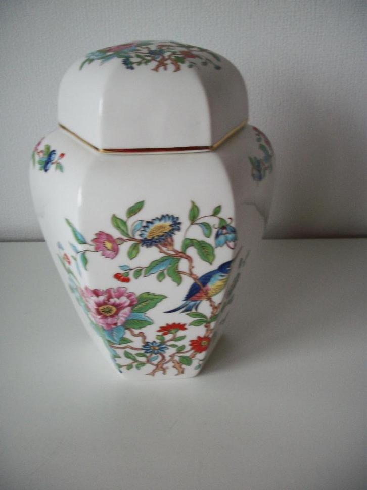 Aynsley Design - Pembroke Gember Pot 21 cm - Porselein  zgan, Antiek en Kunst, Antiek | Porselein, Ophalen of Verzenden